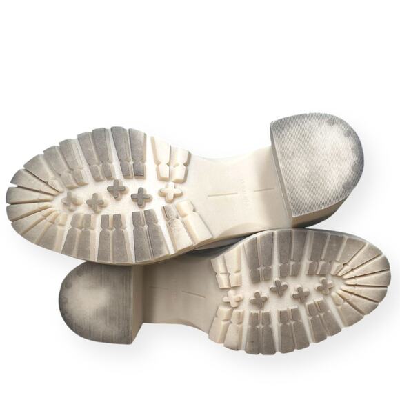 DOLCE VITA Chic Chelsea Boots 9.5 Suede Caster H20 Dune Tan Waterproof Lug Sole - Picture 8 of 11